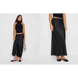Reformation Layla Silk Skirt